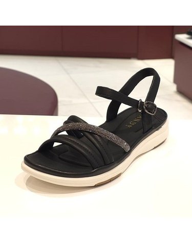 [갤러리아] 탠디 여성 스트랩샌들 (3.5CM) J1568 BLACK