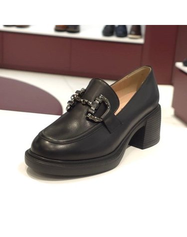 [갤러리아] 탠디 여성 청키힐 로퍼 (6CM) 723434 K-040
