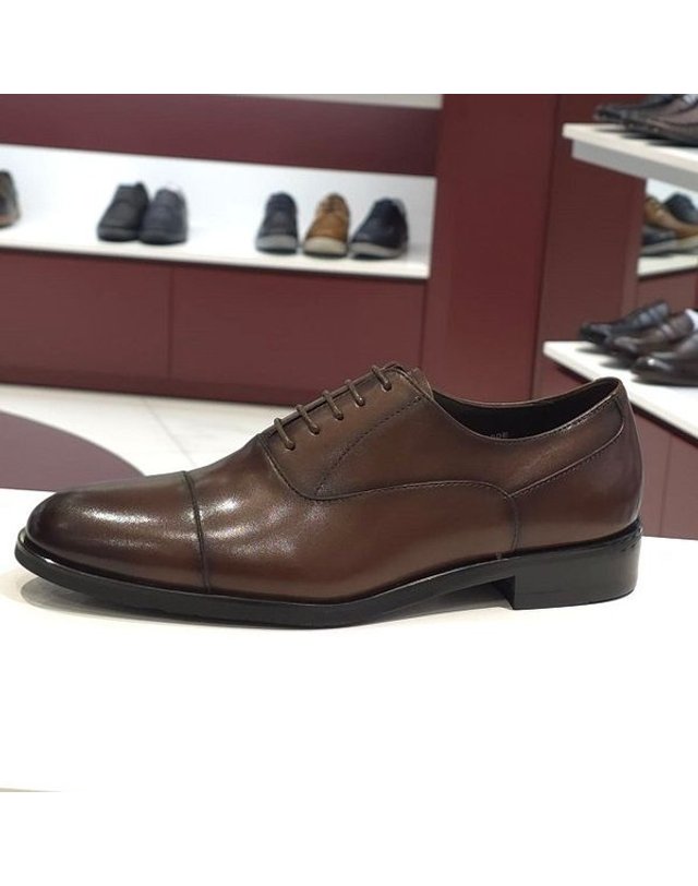 탠디 [갤러리아] 탠디 남성 옥스퍼드 정장화 (4CM) Q19172 BROWN 착용컷