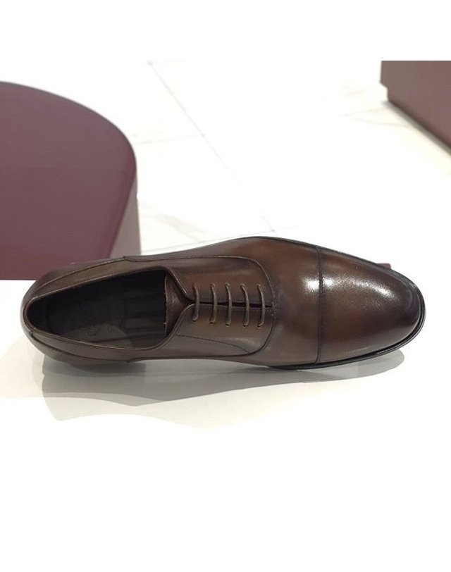 탠디 [갤러리아] 탠디 남성 옥스퍼드 정장화 (4CM) Q19172 BROWN 착용컷