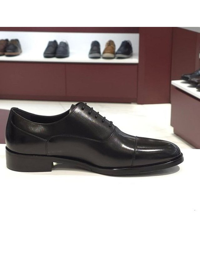 탠디 [갤러리아] 탠디 남성 옥스퍼드 정장화 (4CM) Q19172 BLACK 착용컷
