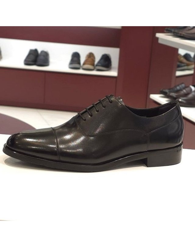 탠디 [갤러리아] 탠디 남성 옥스퍼드 정장화 (4CM) Q19172 BLACK 착용컷