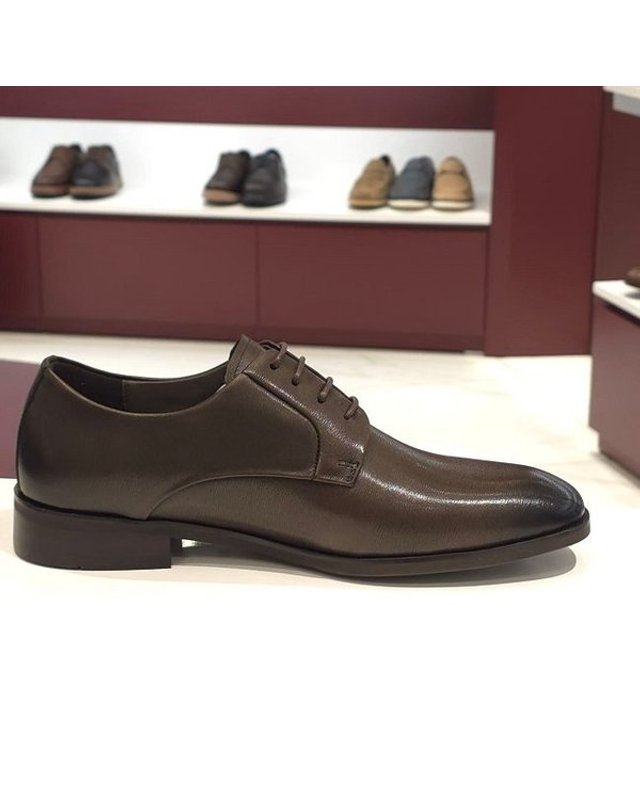 탠디 [갤러리아] 탠디 남성 더비 정장화 (3CM) Q19167 BROWN 착용컷