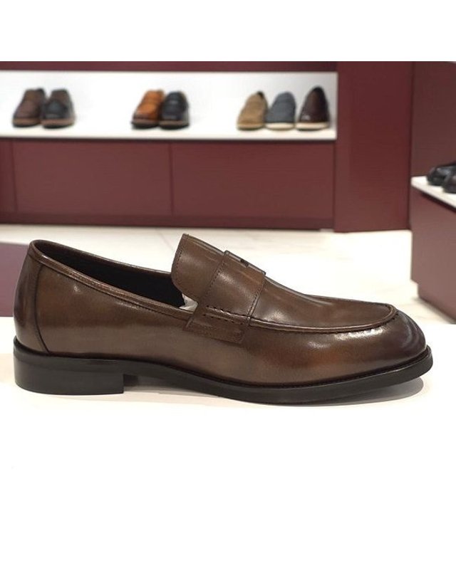 탠디 [갤러리아] 탠디 남성 페니로퍼 (3CM) Q19174 BROWN 착용컷