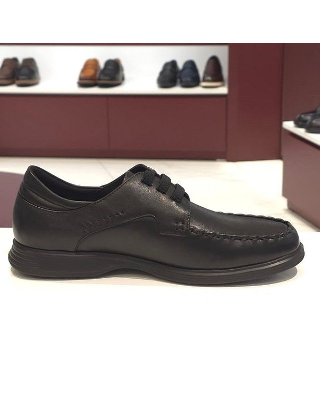 탠디 [갤러리아] 탠디 남성 보트화 (3CM) Q19177 BLACK 착용컷