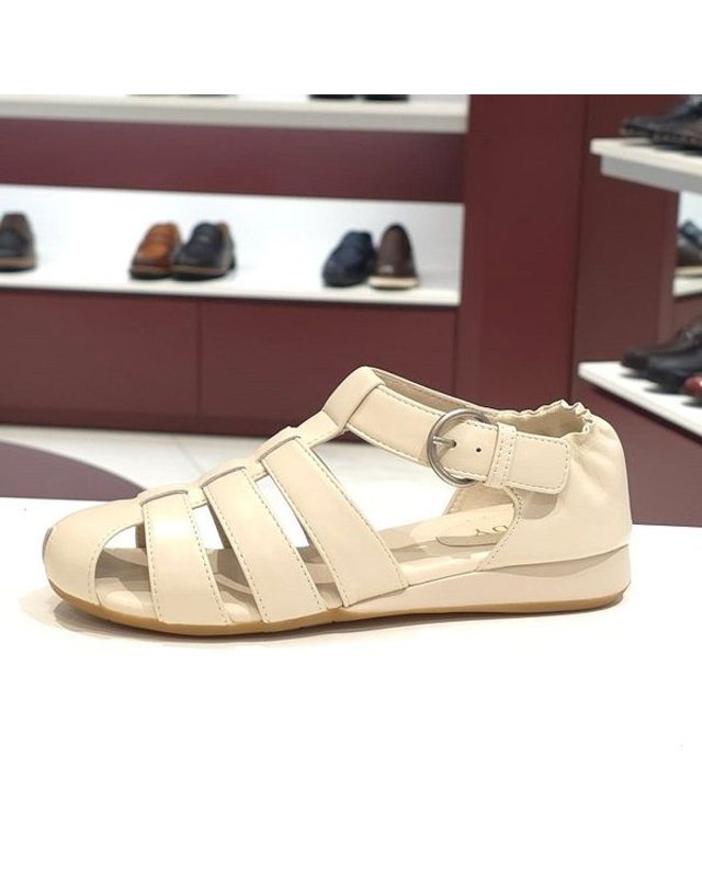 탠디 [갤러리아] 탠디 여성 피셔맨 스트랩샌들 (2.5CM) G26007 IVORY 착용컷