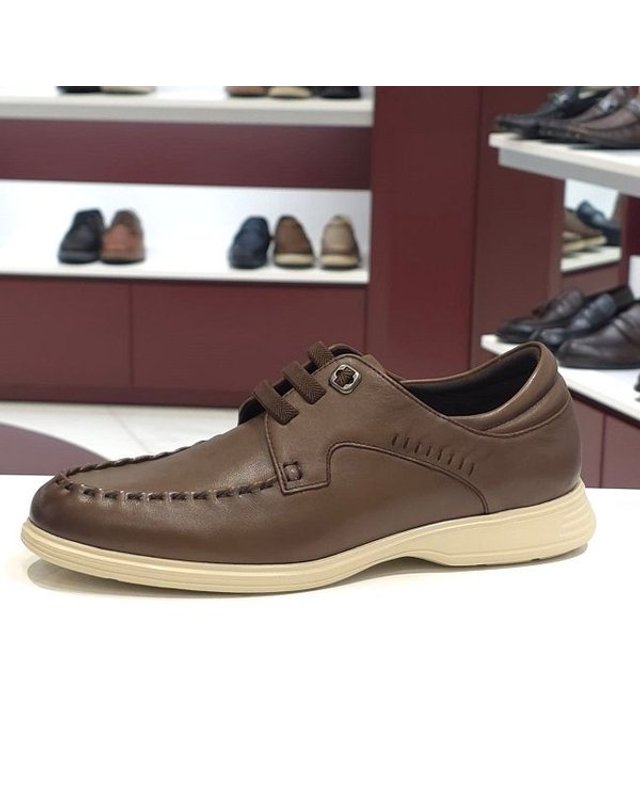 탠디 [갤러리아] 탠디 남성 보트화 (3CM) Q19177 BROWN 착용컷