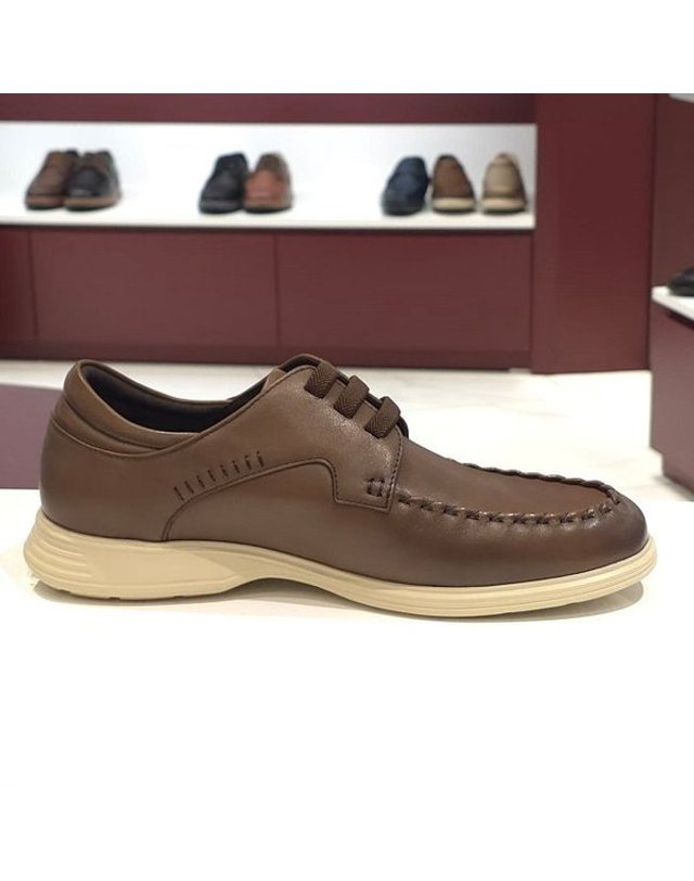 탠디 [갤러리아] 탠디 남성 보트화 (3CM) Q19177 BROWN 착용컷
