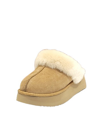 [갤러리아] 탠디 여성 퍼 슬리퍼 (5CM) G24427 BEIGE