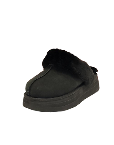 [갤러리아] 탠디 여성 퍼 슬리퍼 (5CM) G24427 BLACK