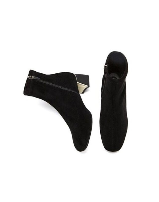 탠디 [갤러리아] 여성 세미 캐쥬얼 삭스 앵클부츠 (굽 5CM) 721707_W-652 블랙 착용컷