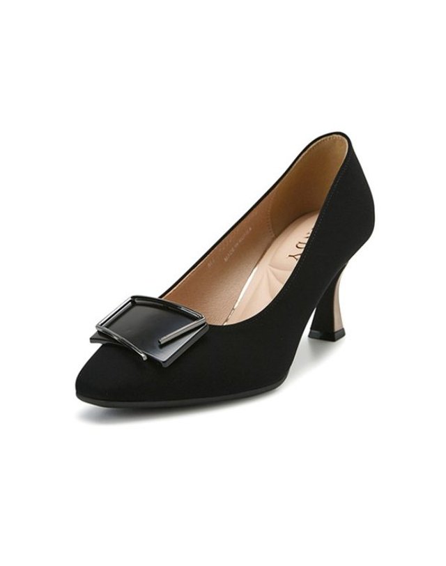 탠디 [갤러리아] 여성 펌프스 구두 (굽 7CM) 723021_W-083 블랙 착용컷