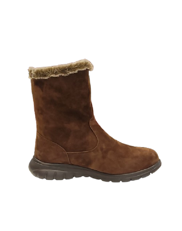 탠디 [갤러리아] 탠디 여성 방한부츠 (4CM) J1559W BROWN 착용컷