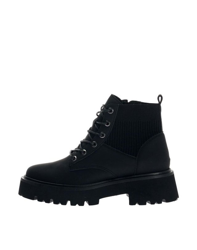 탠디 [갤러리아] 탠디 여성 워커부츠 J1558 BLACK 착용컷