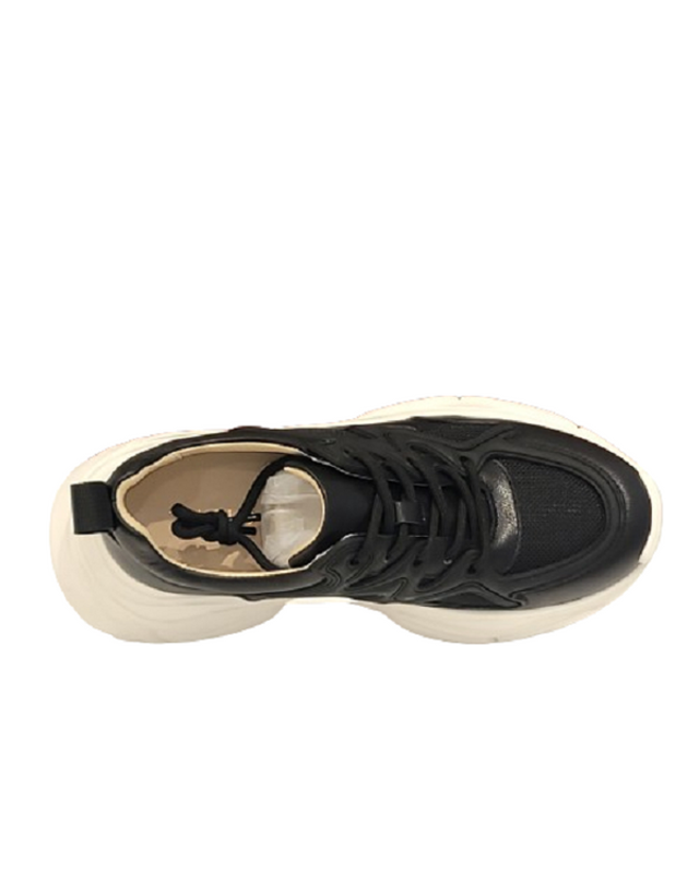 탠디 [갤러리아] 탠디 여성 키높이 스니커즈 (5.5CM) J1564 BLACK 착용컷