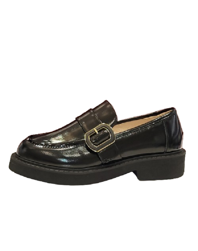 탠디 [갤러리아] 탠디 여성 청키 로퍼 (4CM) J1575 BLACK 착용컷
