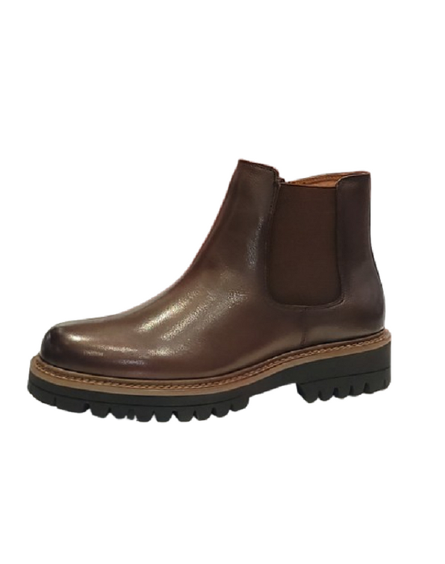 탠디 [갤러리아] 탠디 남성 첼시부츠 (4CM) Q19086 BROWN 착용컷