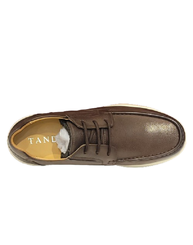 탠디 [갤러리아] 탠디 남성 보트슈즈 (3CM) Q19097 BROWN 착용컷