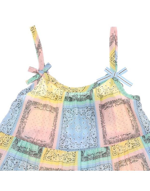 티파니주니어 [갤러리아] 티파니주니어 PK 멀티 반다나 롱 OP/T63KBO020 착용컷