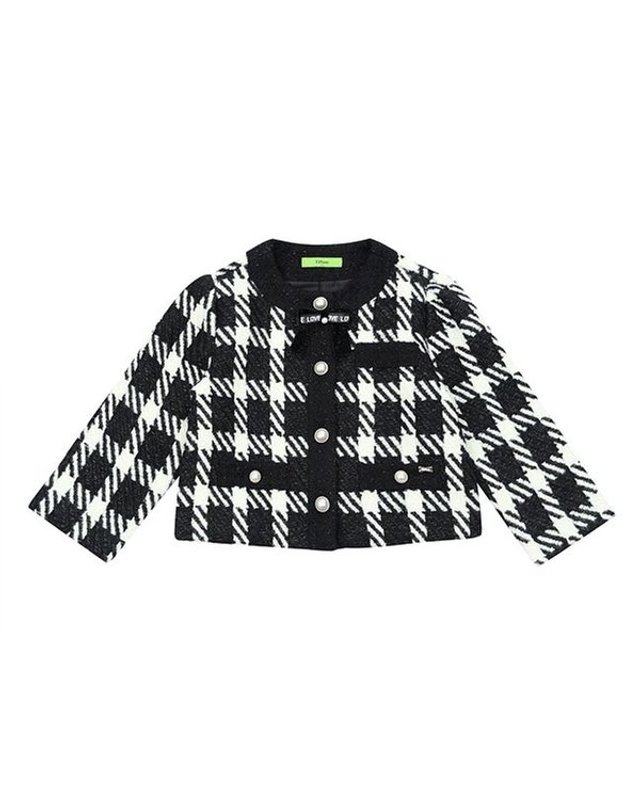 티파니주니어 [갤러리아] 티파니주니어 초겨울/키즈 데일리 트위드 셋업 T45KAK020/T45KAS030 착용컷