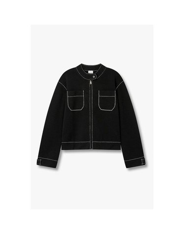 [갤러리아] 26FW [PAUL SMITH] 여성 배색 스티치 집업 가디건 5726328551