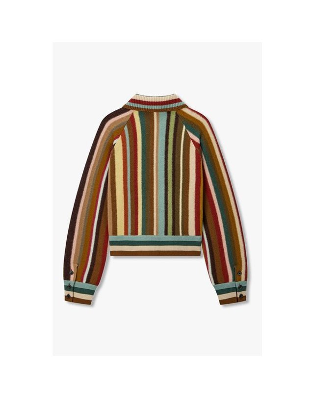 폴스미스 [갤러리아] 26FW [PAUL SMITH]여성 시그니처 스트라이프 울 가디건 5726328556 착용컷