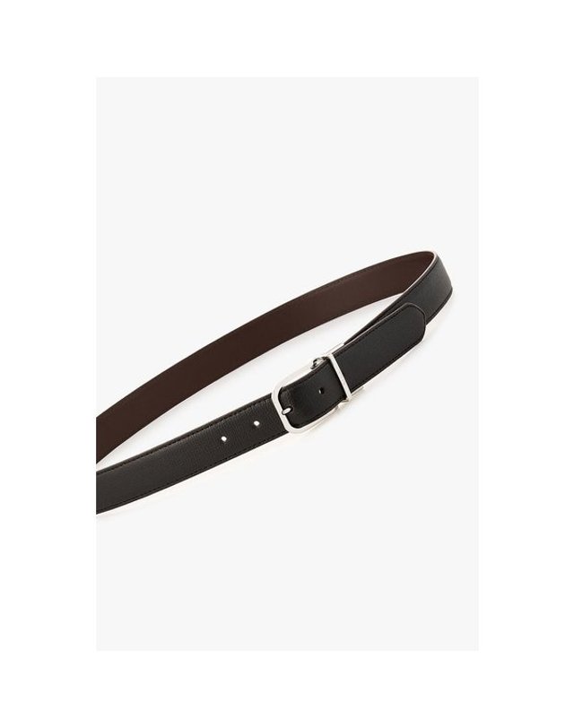 폴스미스 [갤러리아] 26FW [PAUL SMITH] 배색 레더 리버서블 벨트 5716333101 착용컷