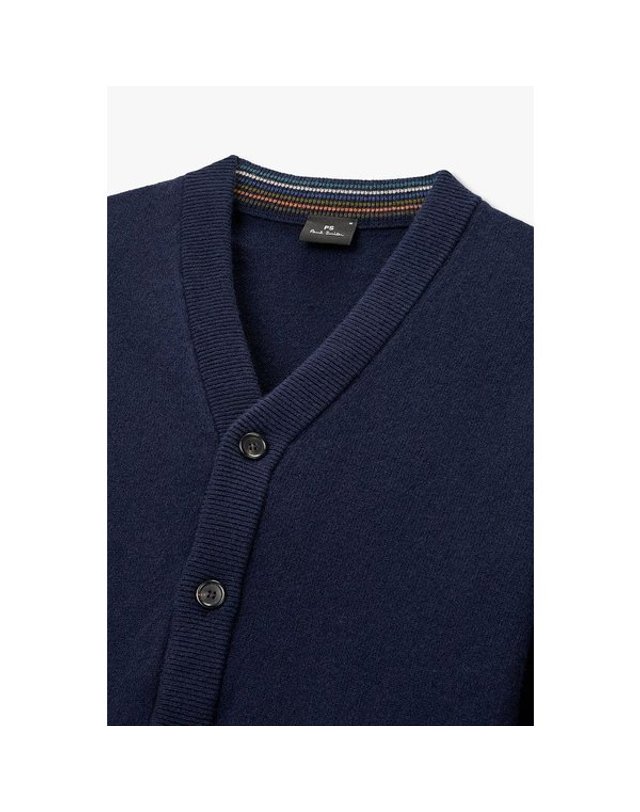 폴스미스 [갤러리아] 26FW [PS PAUL SMITH] 울 브이넥 가디건 5736328108 착용컷