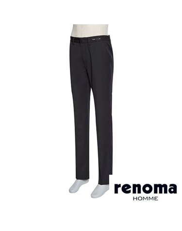 [갤러리아] 레노마 S/S 허리 밴딩 스판 블랙 슬렉스 RQAMBP01A