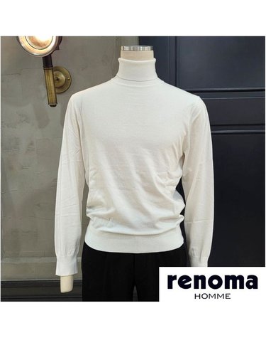 [갤러리아] 레노마 26FW 신상 부드러운 아이보리 터틀넥 RSCIKT97A