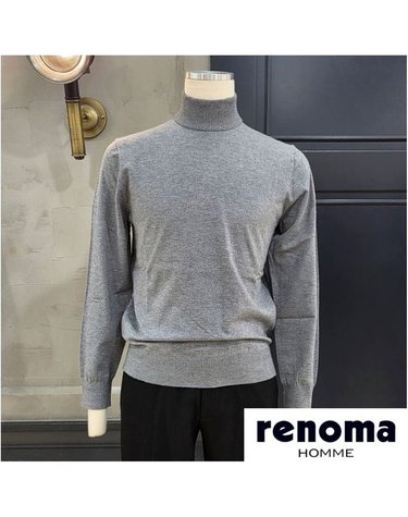 [갤러리아] 레노마 26FW 신상 부드러운 그레이 반목티 RSCIKT96A