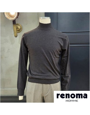 [갤러리아] 레노마 26FW 신상 부드러운 차콜 반목티 RSCIKT92A