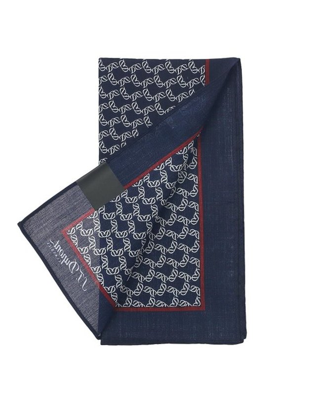 에스티듀퐁 에스.티. 듀퐁 [갤러리아] 25년 F/W 신상품 남성 손수건2종 택1 SE5FMA381002SNY A 착용컷