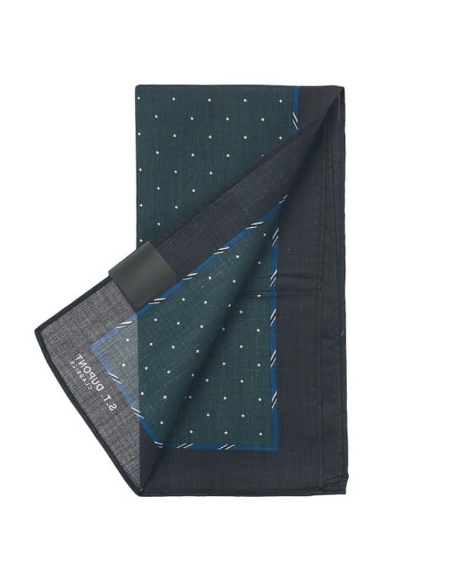 에스티듀퐁 에스.티. 듀퐁 [갤러리아] 25년 F/W 신상품 남성 손수건2종 택1 SE5FMA381005SGE 외 A 착용컷