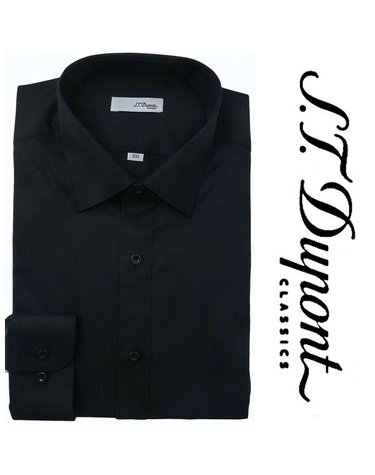 [갤러리아] [듀퐁]26년S/S(슬림핏)스트레치 블랙셔츠 ,SE6SM21LS311SBK