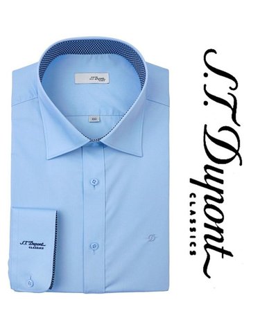 [갤러리아] [듀퐁]26년S/S(슬림핏) 스판소재 블루셔츠 ,SE6SM21LS362SBU A
