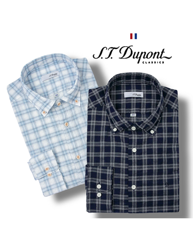 [갤러리아] [듀퐁]26년S/S(슬림핏)면써커 멀티체크셔츠2종택1 ,SE6SM21LS324SNY  A