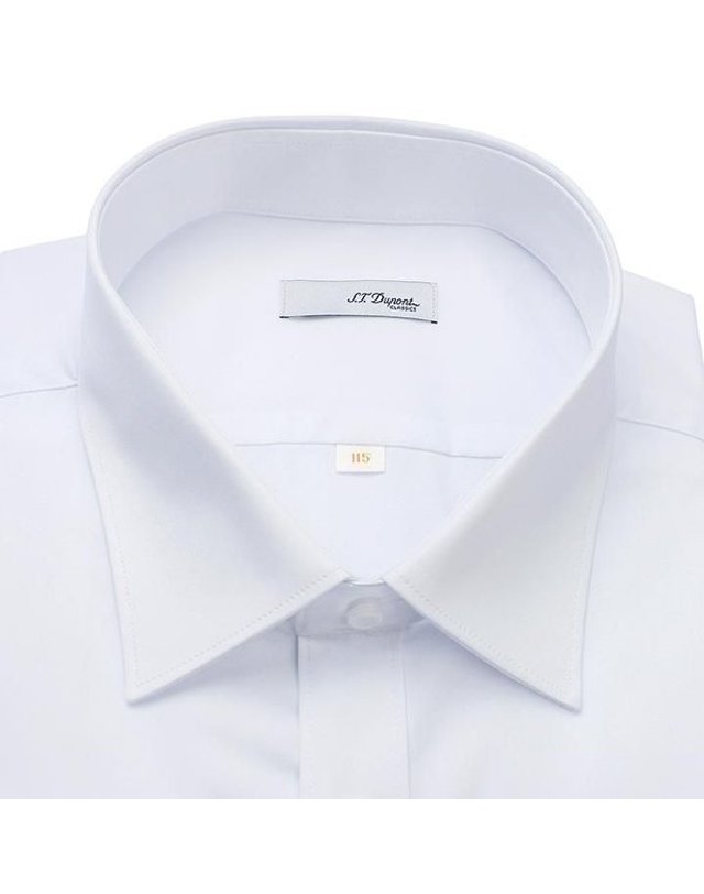 에스티듀퐁 에스.티. 듀퐁 [갤러리아] [듀퐁]25년S/S(일반핏)구김이 없는 빅사이즈셔츠 SE6SM 11LS175SWH 52 착용컷