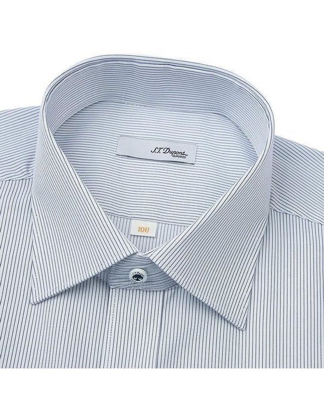 에스티듀퐁 에스.티. 듀퐁 [갤러리아] [듀퐁]26년S/S(일반핏/반소매) 스판 소재 셔츠, SE6MM11HS107SNY A 착용컷