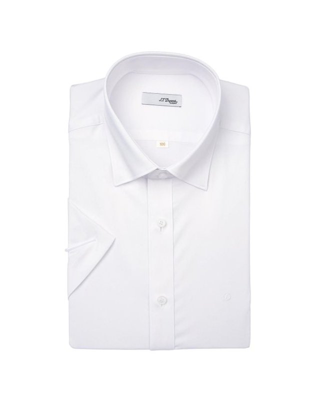 에스티듀퐁 에스.티. 듀퐁 [갤러리아] [듀퐁]26년S/S(일반핏/반소매)스판소재 셔츠, SE6MM11HS102SWH A 착용컷