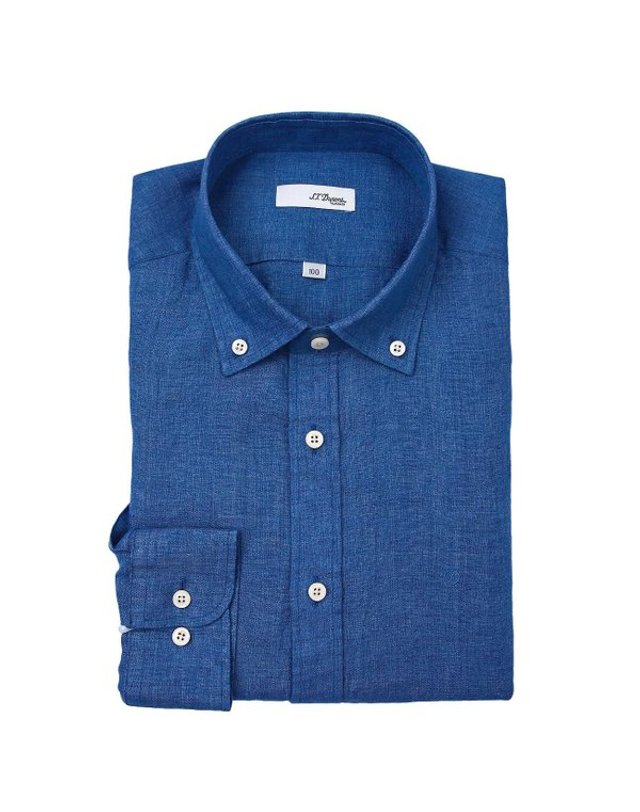 에스티듀퐁 에스.티. 듀퐁 [갤러리아] [듀퐁]26년S/S(슬림핏)빈티지 린넨셔츠4종 택1 ,SE6SM21LS331SOG 외A 착용컷