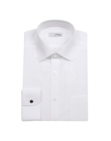 [갤러리아] 23년 S/S  도비 면 아사  일반핏 와이셔츠(SE3SM11LS108SWH)