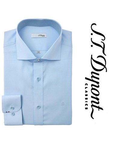 [갤러리아] [듀퐁]25년S/S(슬림핏)120수 면혼방 와이드카라셔츠 ,SE5SM21LS303SBU