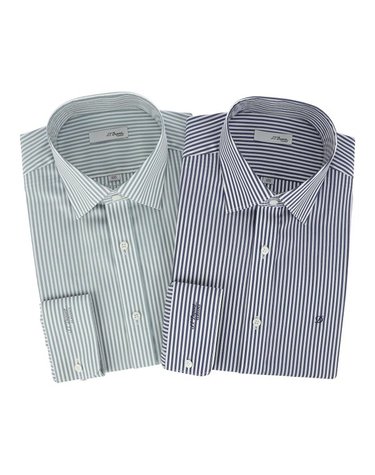 [갤러리아] 25년S/S 상품 듀퐁 스트라이프셔츠 2종택1(슬림핏)SE5SM21LS321SGE외