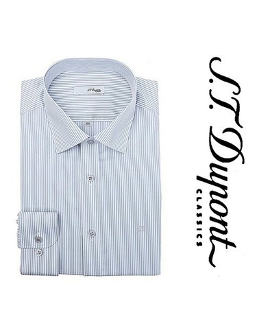[갤러리아] [듀퐁]25년S/S(슬림핏) 120수 런던스트라이프 셔츠 ,SE5SM21LS320SGY