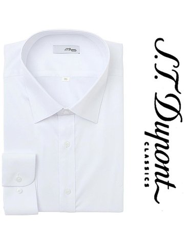 [갤러리아] [듀퐁]25년S/S(일반핏) 구김없는 빅사이즈 화이트셔츠, SE5SM11LS140SWH
