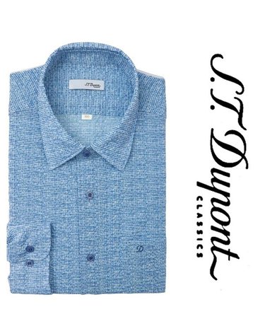 [갤러리아] [듀퐁]25년S/S(일반핏)  써커 체크 프린트셔츠 , SE5SM11LS120SNY