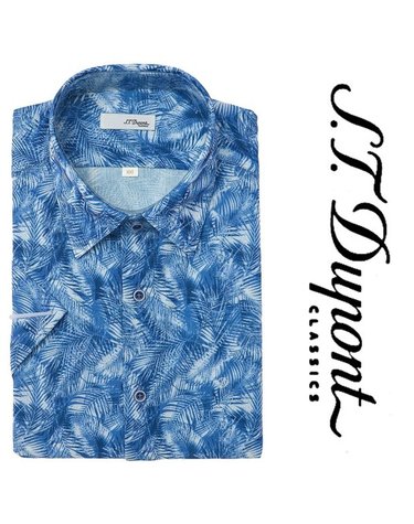 [갤러리아] [듀퐁]25년S/S(일반핏/반소매) 져지 하와이얀셔츠, SE5MM11HS118SBU
