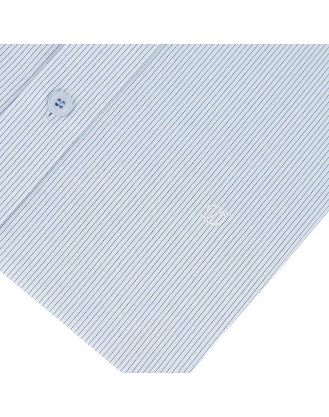 에스티듀퐁 에스.티. 듀퐁 [갤러리아] 25년 S/S상품 듀퐁 스판 스트라이프(일반핏) 긴소매셔츠(SE5SM11LS114SBU) 착용컷