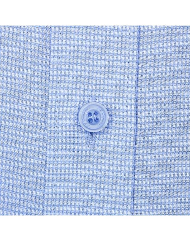 에스티듀퐁 에스.티. 듀퐁 [갤러리아] [듀퐁]25년S/S(슬림핏) 유색체크 도비셔츠 ,SE5SM21LS319SBU 착용컷